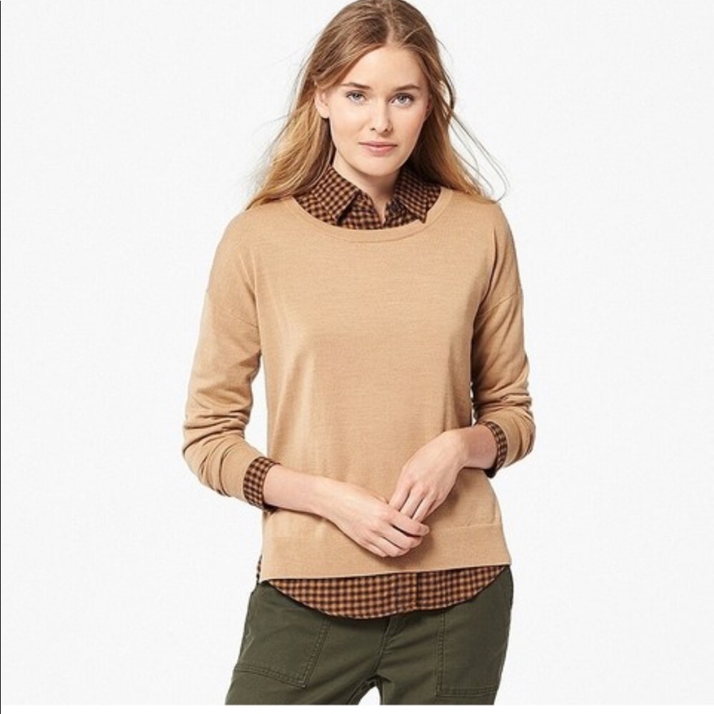 Uniqlo Extra Fine Merino Wool Crew Neck Sweater